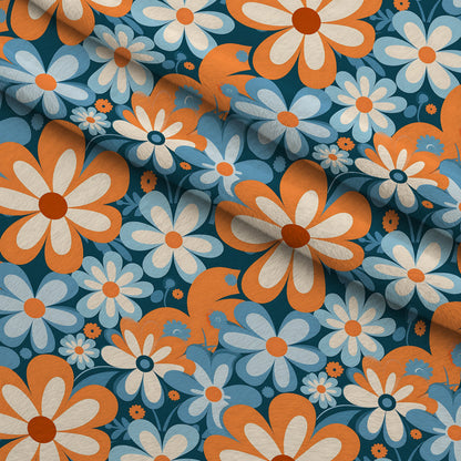 Mod Daisy Daze Pattern 15 Minky Fabric