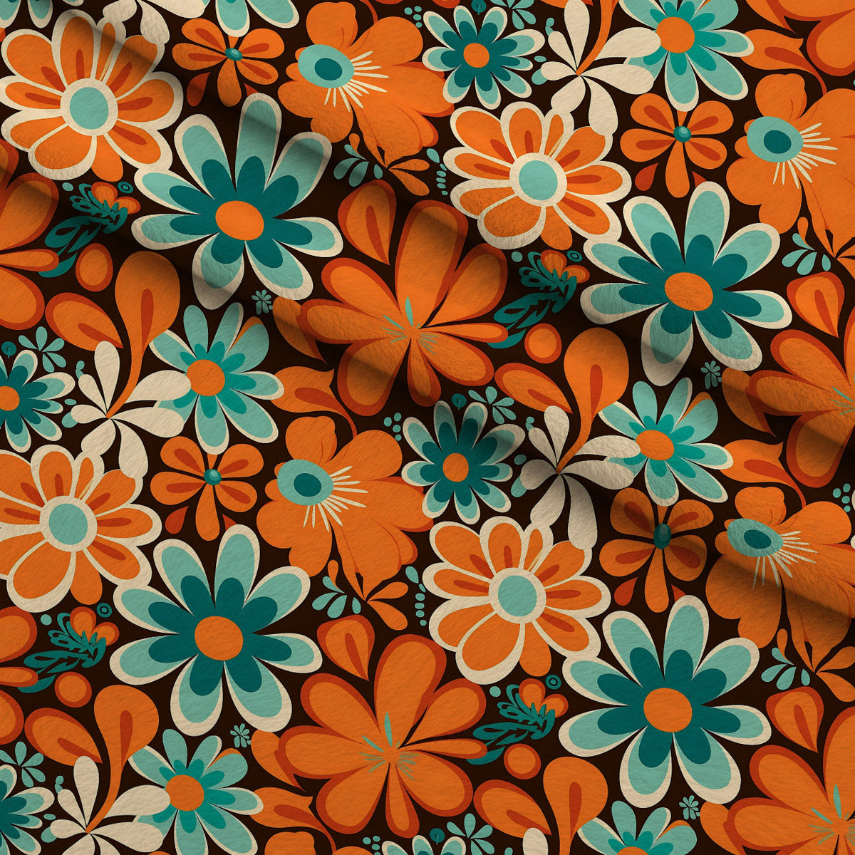 Mod Daisy Daze Pattern 22 Minky Fabric