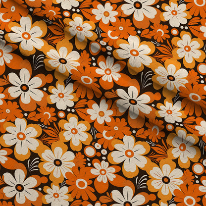 Mod Daisy Daze Pattern 23 Minky Fabric
