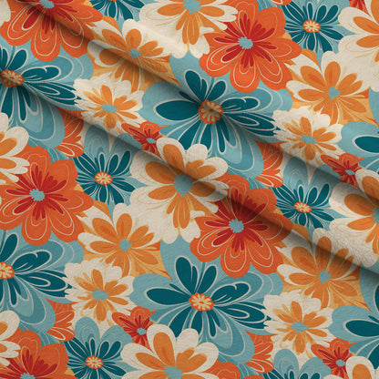 Mod Daisy Daze Pattern 24 Minky Fabric