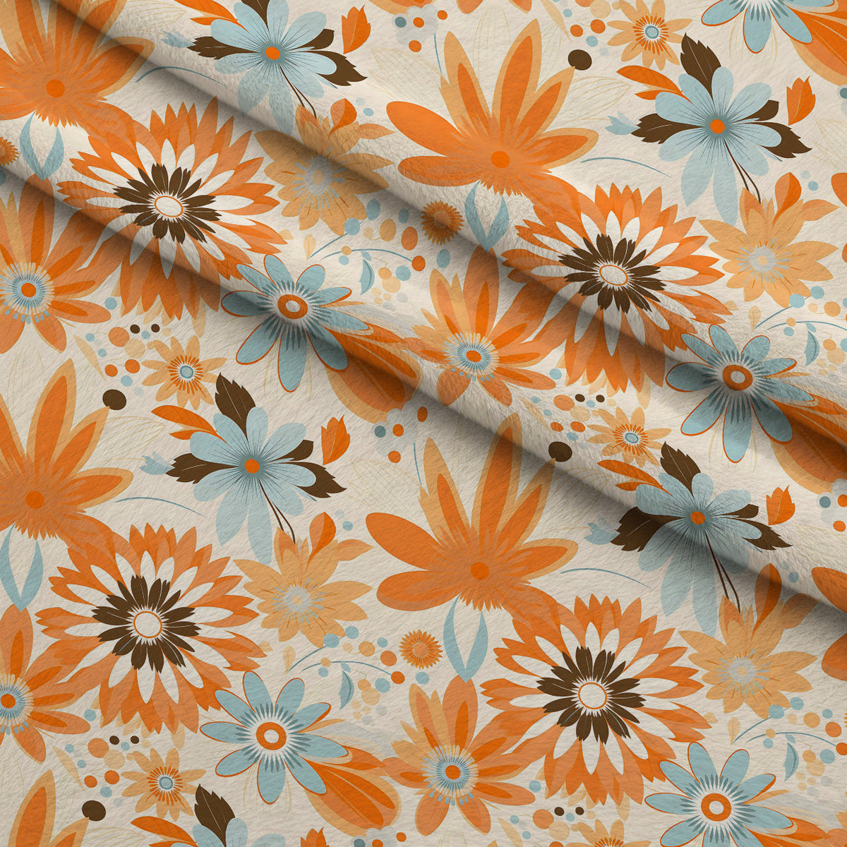 Mod Daisy Daze Pattern 26 Minky Fabric