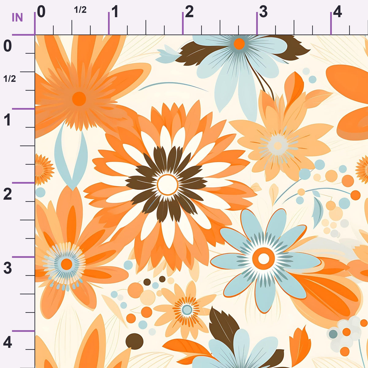 Mod Daisy Daze Pattern 26 Minky Fabric