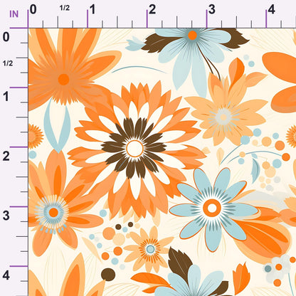 Mod Daisy Daze Pattern 26 Minky Fabric