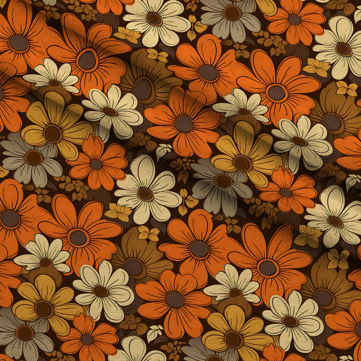 Mod Daisy Daze Pattern 6 Minky Fabric