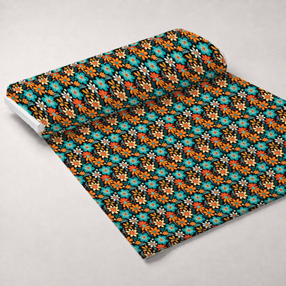 Mod Daisy Daze Pattern 8 Minky Fabric
