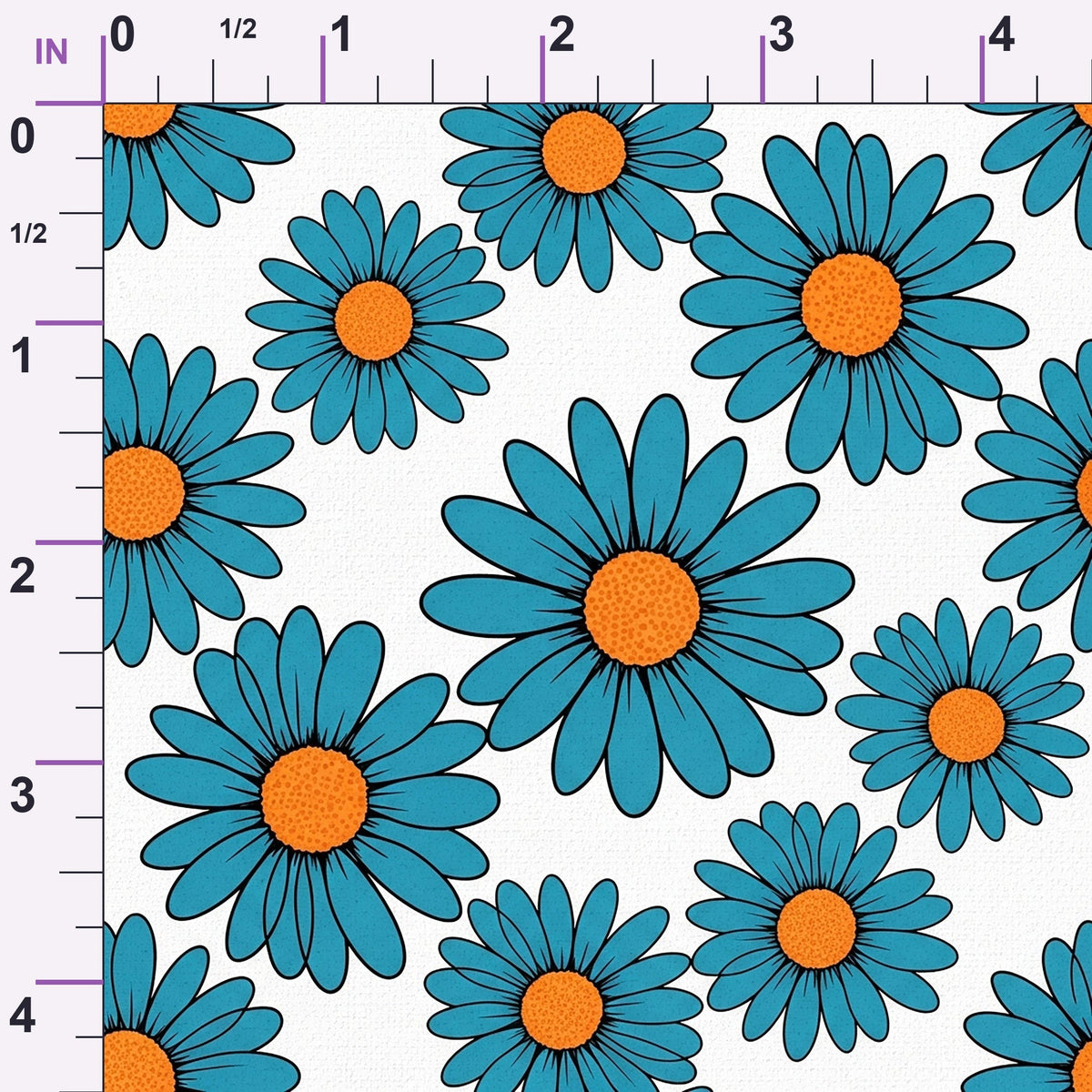 Mod Petal Pop Pattern 1 Minky Fabric