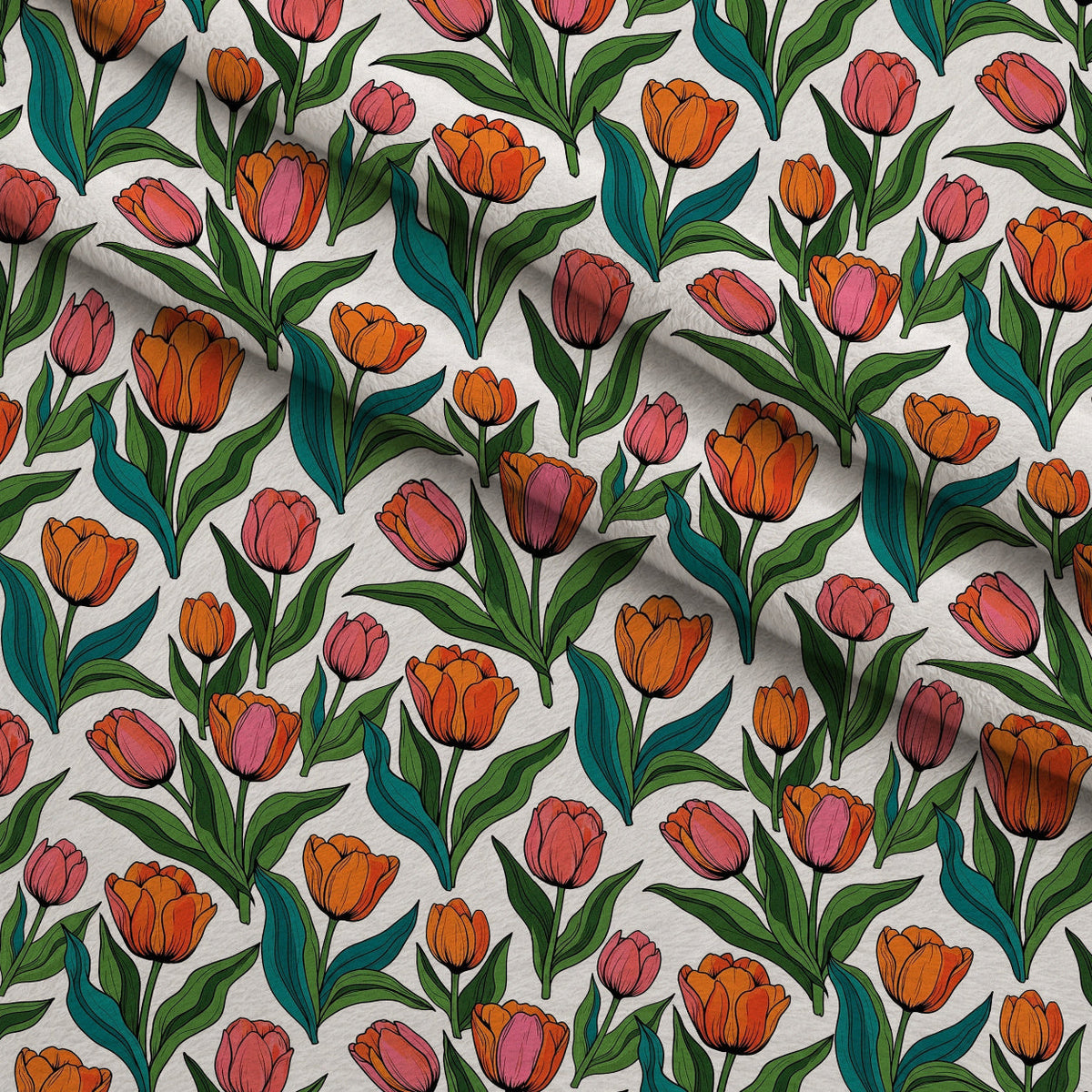 Mod Petal Pop Pattern 10 Minky Fabric