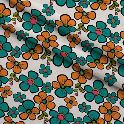 Mod Petal Pop Pattern 13 Minky Fabric