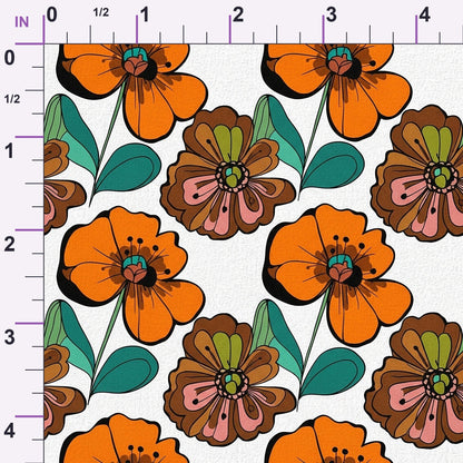 Mod Petal Pop Pattern 15 Minky Fabric