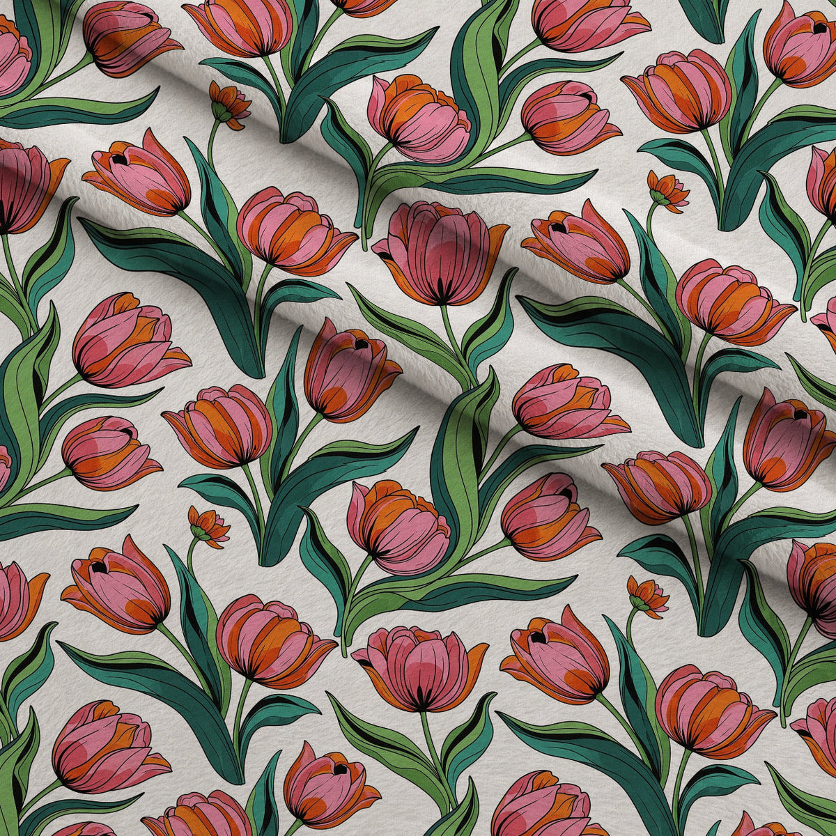 Mod Petal Pop Pattern 17 Minky Fabric