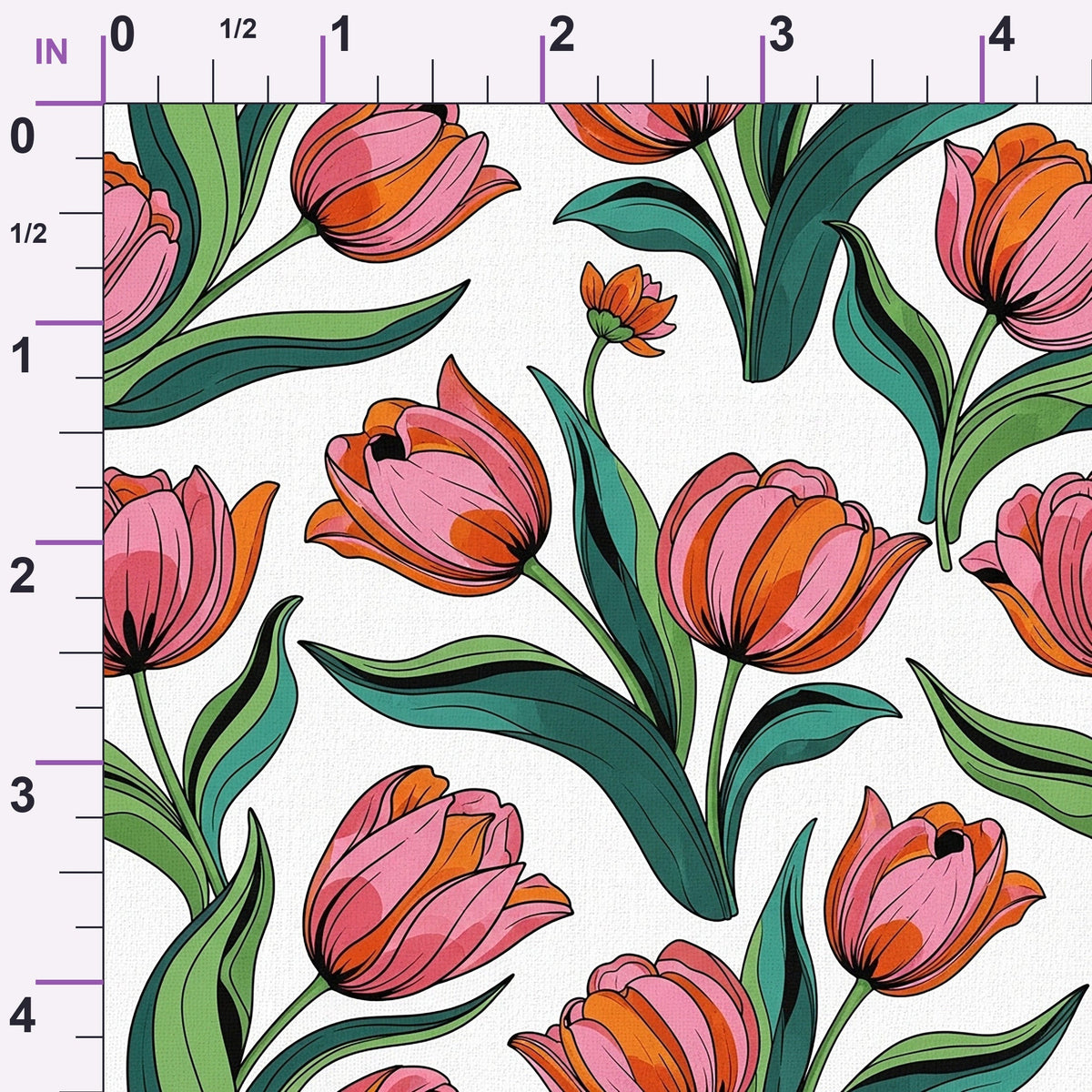 Mod Petal Pop Pattern 17 Minky Fabric