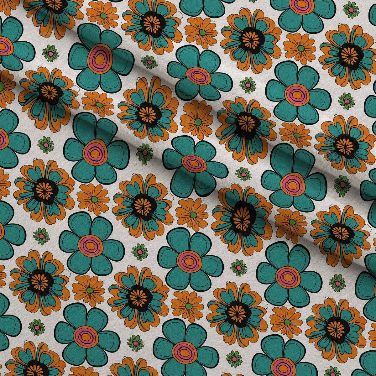 Mod Petal Pop Pattern 19 Minky Fabric
