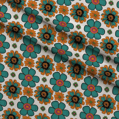 Mod Petal Pop Pattern 19 Minky Fabric