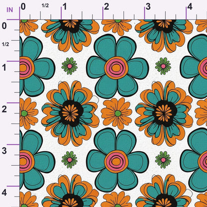 Mod Petal Pop Pattern 19 Minky Fabric