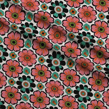 Mod Petal Pop Pattern 20 Minky Fabric