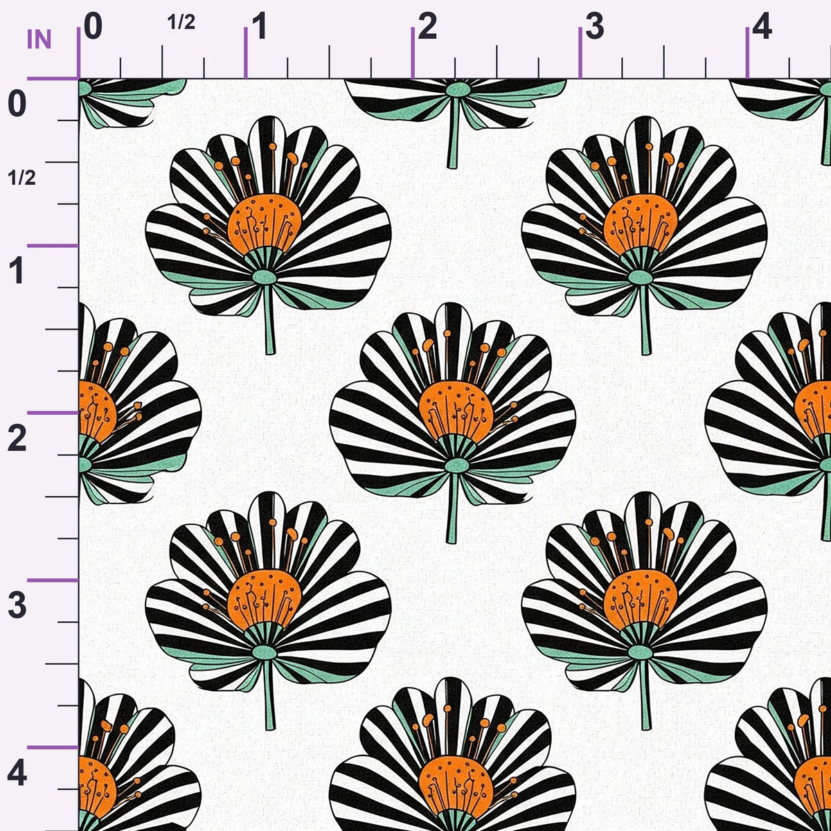 Mod Petal Pop Pattern 24 Minky Fabric