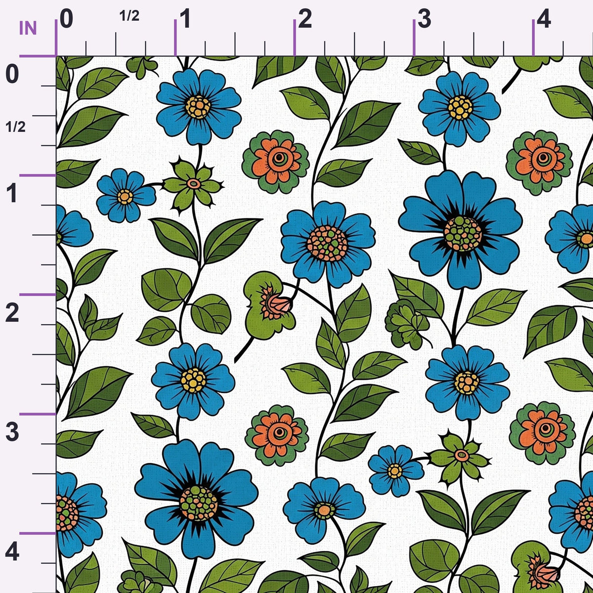Mod Petal Pop Pattern 25 Minky Fabric