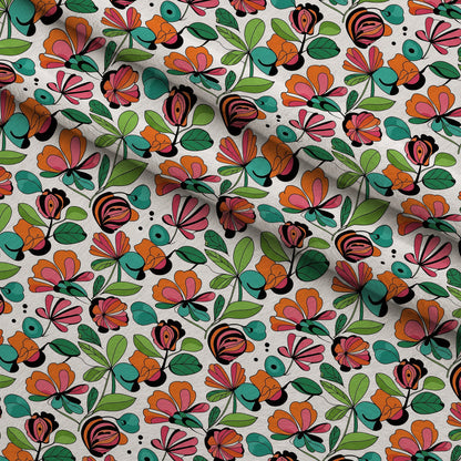 Mod Petal Pop Pattern 27 Minky Fabric