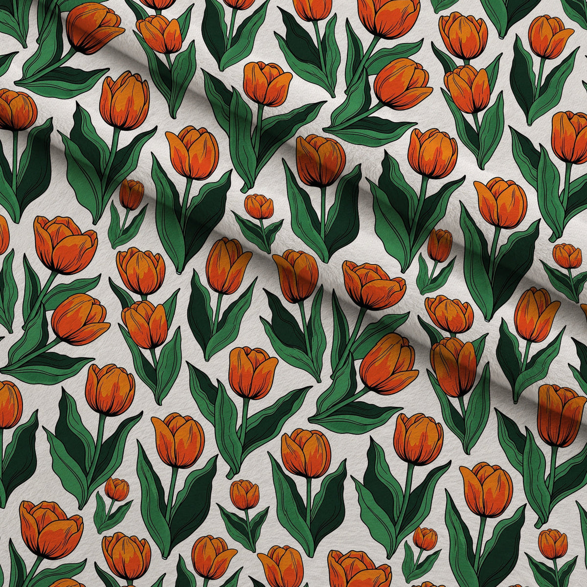 Mod Petal Pop Pattern 4 Minky Fabric