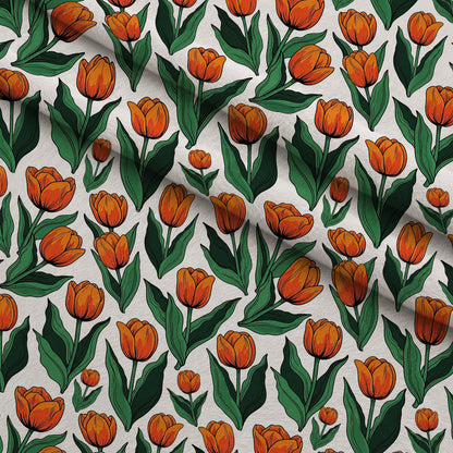 Mod Petal Pop Pattern 4 Minky Fabric