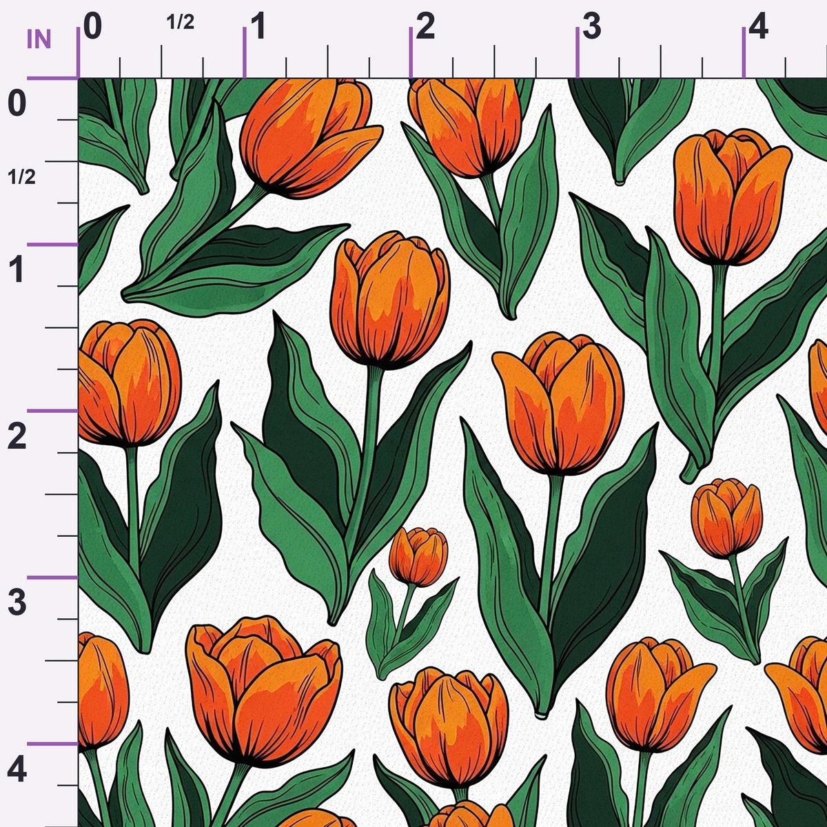 Mod Petal Pop Pattern 4 Minky Fabric