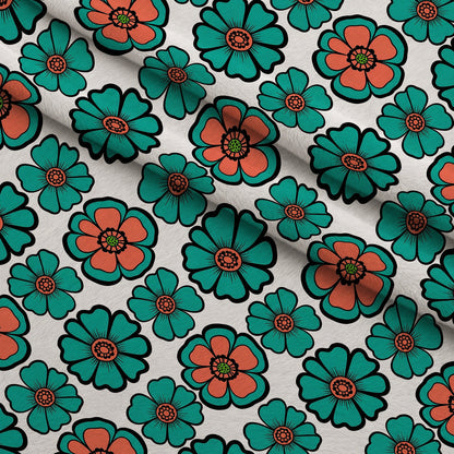 Mod Petal Pop Pattern 7 Minky Fabric