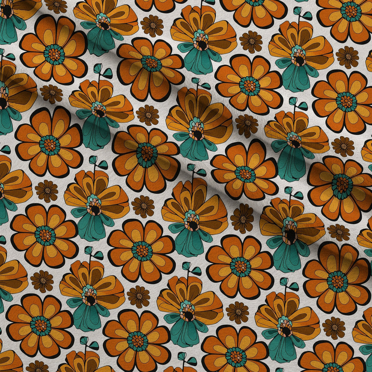 Mod Petal Pop Pattern 9 Minky Fabric