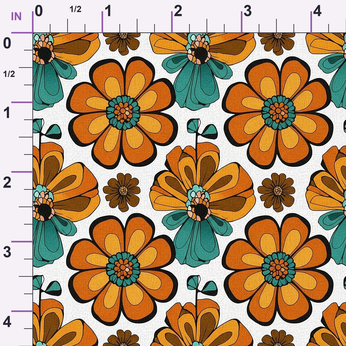 Mod Petal Pop Pattern 9 Minky Fabric