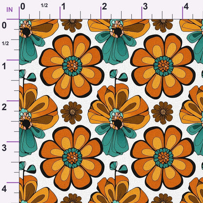 Mod Petal Pop Pattern 9 Minky Fabric