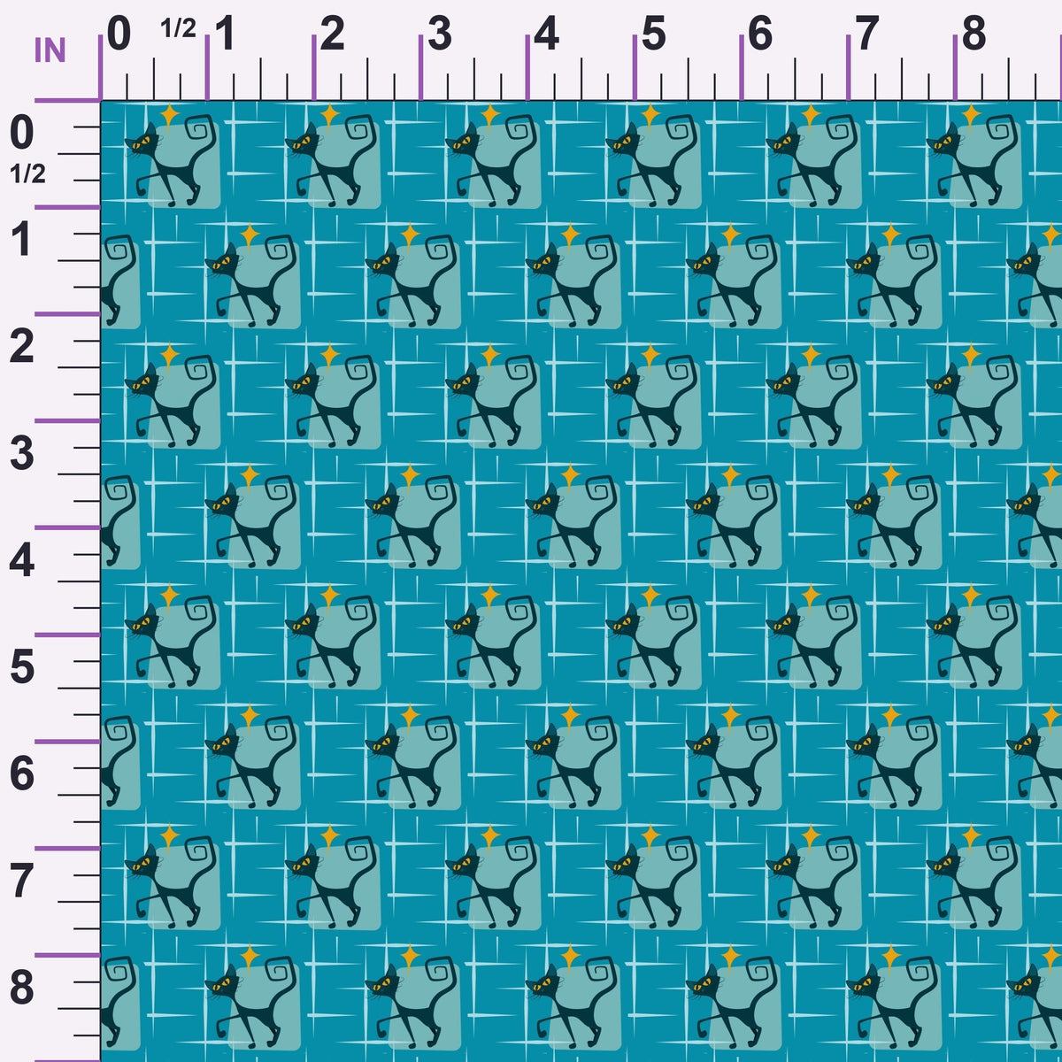 Mod Whiskers Pattern 1 Minky Fabric
