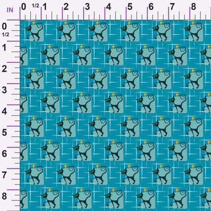 Mod Whiskers Pattern 1 Minky Fabric