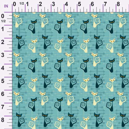 Mod Whiskers Pattern 4 Minky Fabric