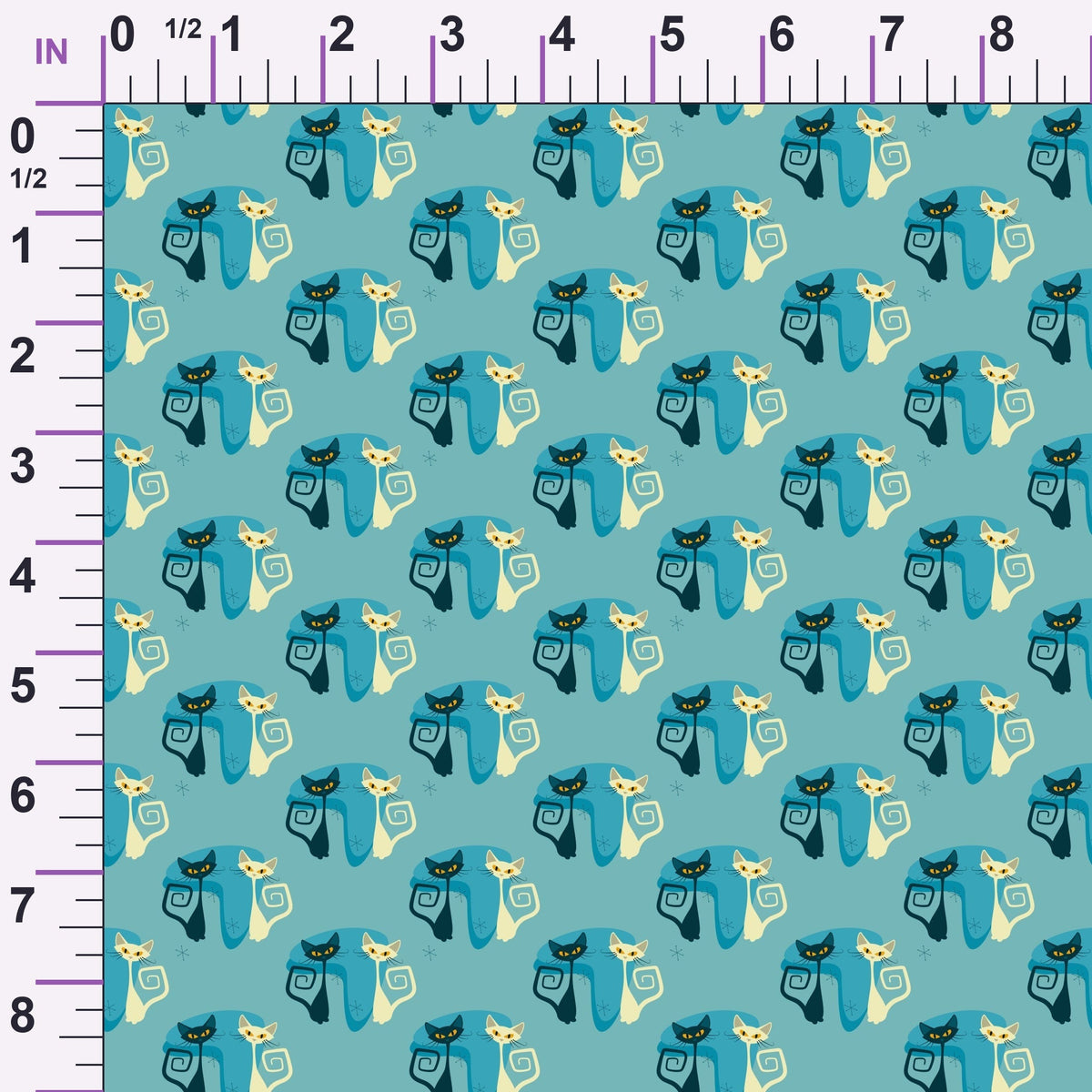 Mod Whiskers Pattern 5 Minky Fabric
