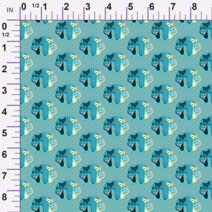 Mod Whiskers Pattern 5 Minky Fabric