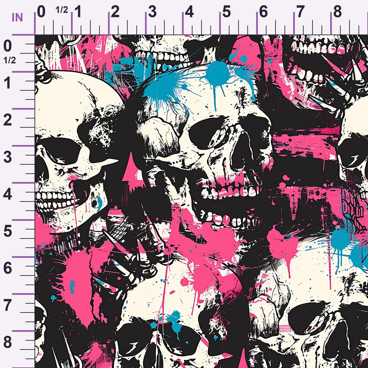 Mohawk Mayhem Pattern 1 Minky Fabric
