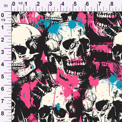 Mohawk Mayhem Pattern 1 Minky Fabric