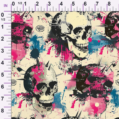 Mohawk Mayhem Pattern 2 Minky Fabric