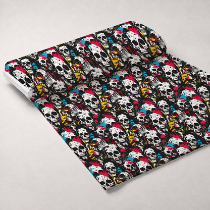 Mohawk Mayhem Pattern 4 Minky Fabric