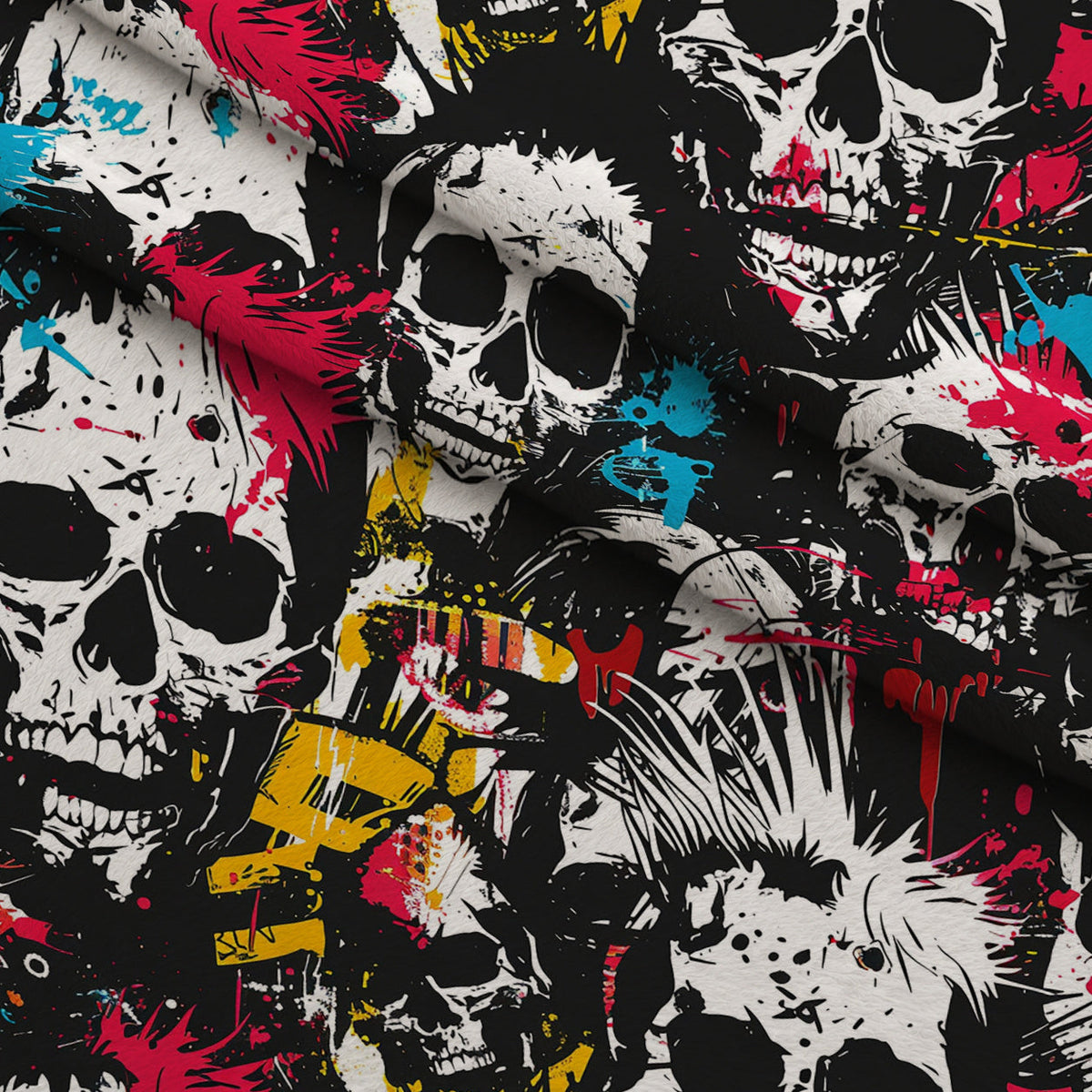 Mohawk Mayhem Pattern 4 Minky Fabric