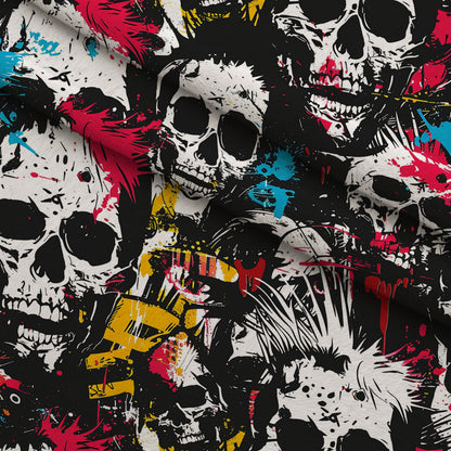 Mohawk Mayhem Pattern 4 Minky Fabric