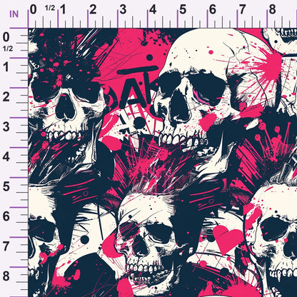Mohawk Mayhem Pattern 5 Minky Fabric