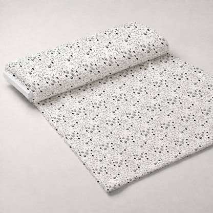Monochrome Meows Pattern 16 Minky Fabric