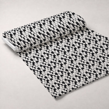 Monochrome Meows Pattern 4 Minky Fabric