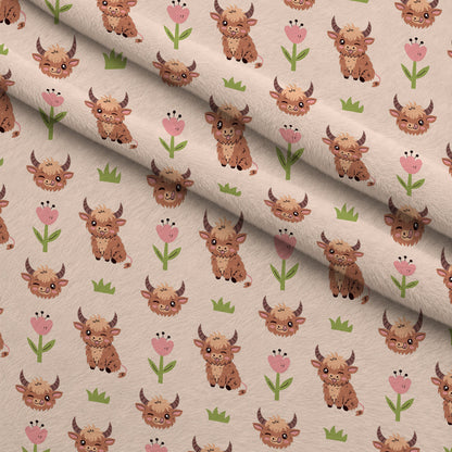 Moo Meadow Pattern 10 Minky Fabric
