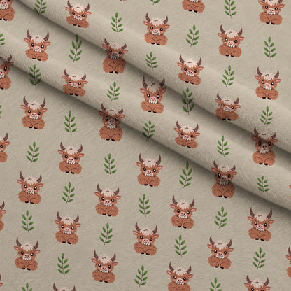 Moo Meadow Pattern 3 Minky Fabric