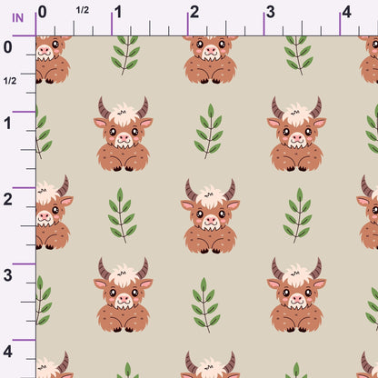 Moo Meadow Pattern 3 Minky Fabric