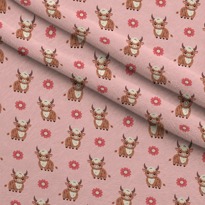 Moo Meadow Pattern 5 Minky Fabric