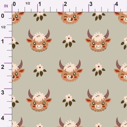 Moo Meadow Pattern 9 Minky Fabric