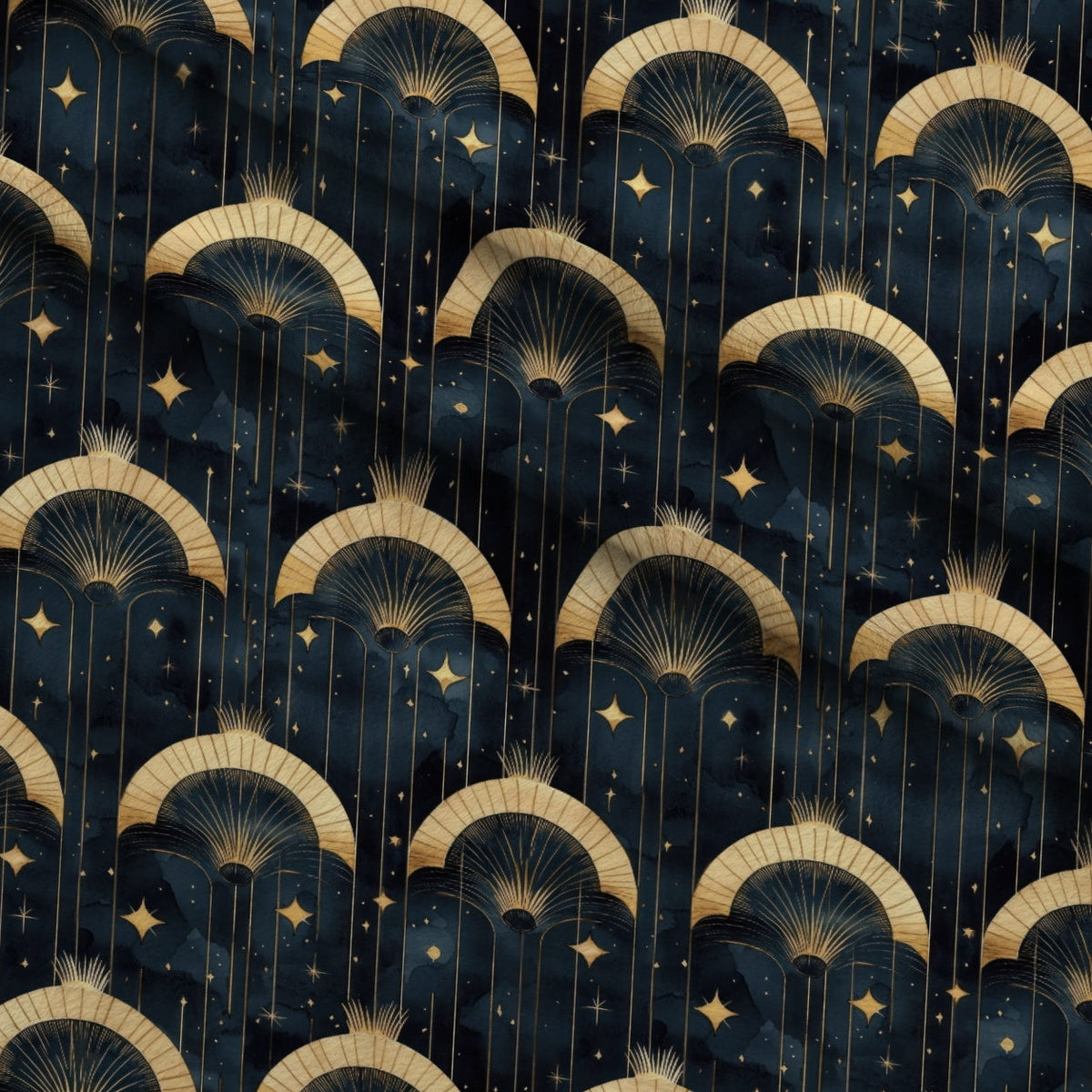 Moonlit Cathedral Pattern 1 Minky Fabric