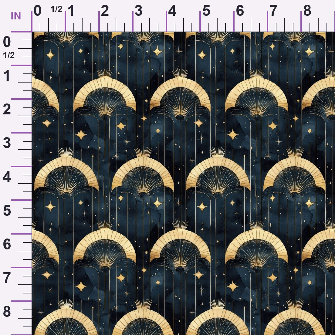 Moonlit Cathedral Pattern 1 Minky Fabric